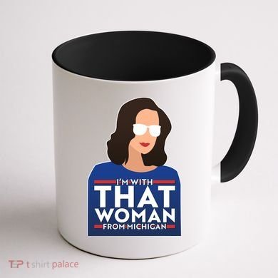 Gov Whitmer I'm With That Woman From Michigan Coffee Mug back