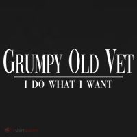 Grumpy Old Vet I Do What I Want Funny Military Veteran Style Gift Pajama Set thumb 2