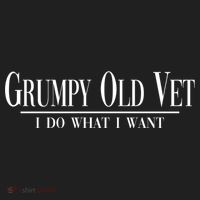 Grumpy Old Vet I Do What I Want Funny Military Veteran Style Gift Golf Towel thumb 3