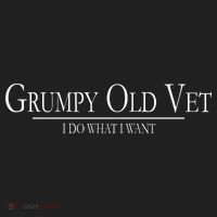 Grumpy Old Vet I Do What I Want Beanie thumb 2