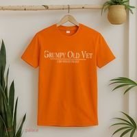 Grumpy Old Vet I Do What I Want T-Shirt thumb 2