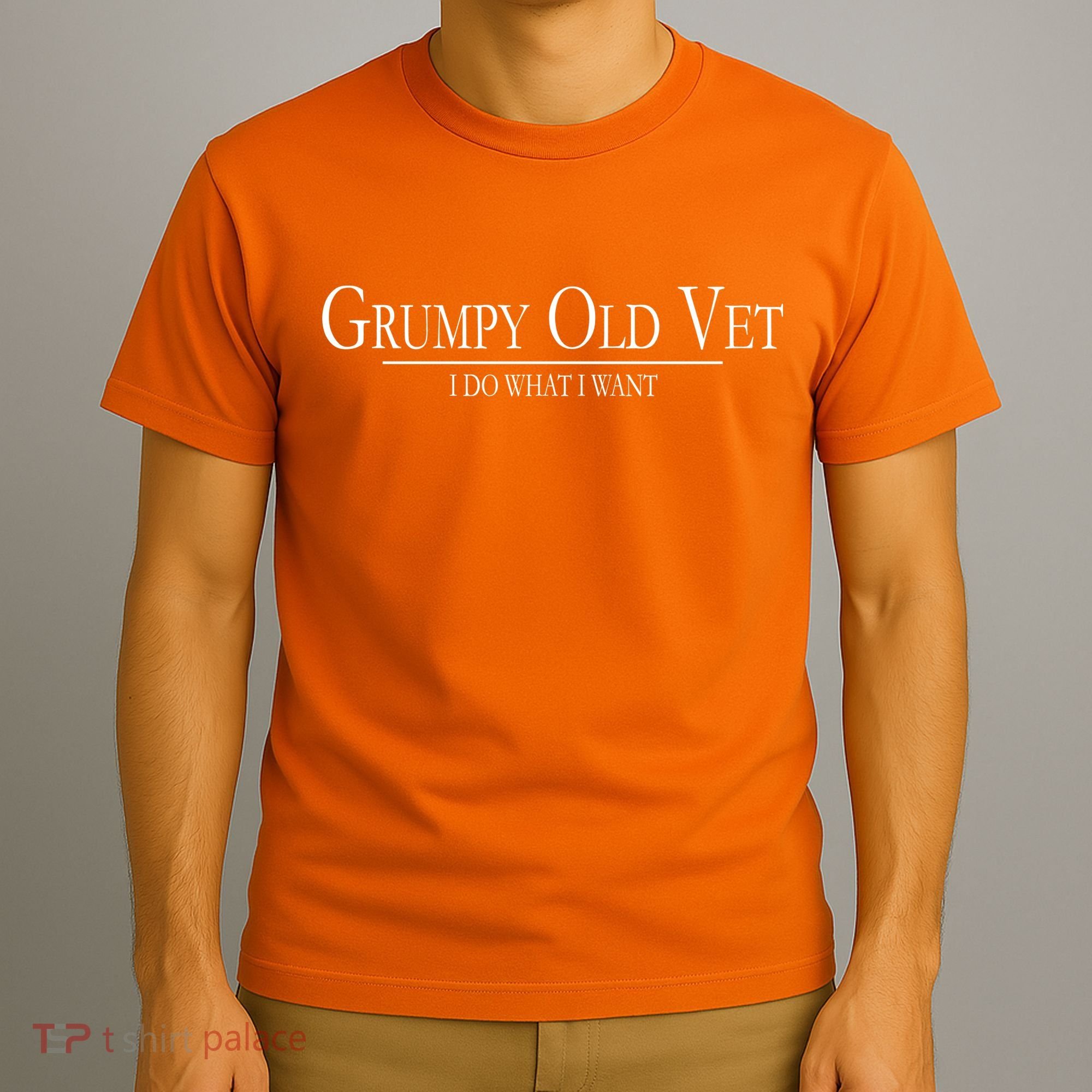 Grumpy Old Vet I Do What I Want T-Shirt