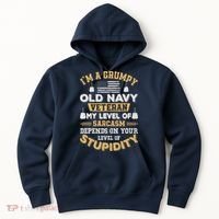 Grumpy Old Veteran Patriotic Funny Military Veteran Usa Hoodie thumb 0