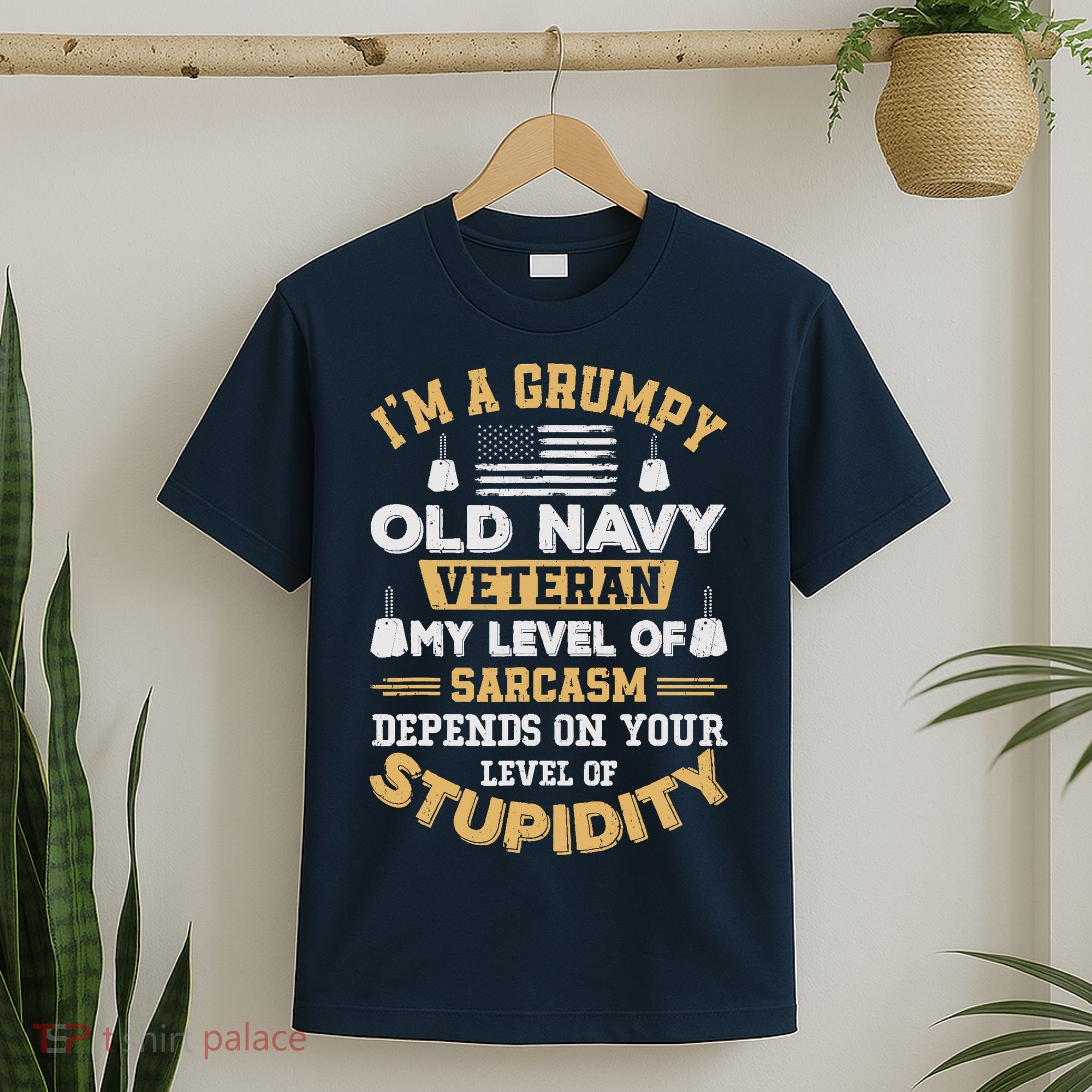 Grumpy Old Veteran Patriotic Funny Military Veteran Usa T-Shirt