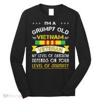 Grumpy Old Vietnam Veteran Long Sleeve Shirt thumb 0