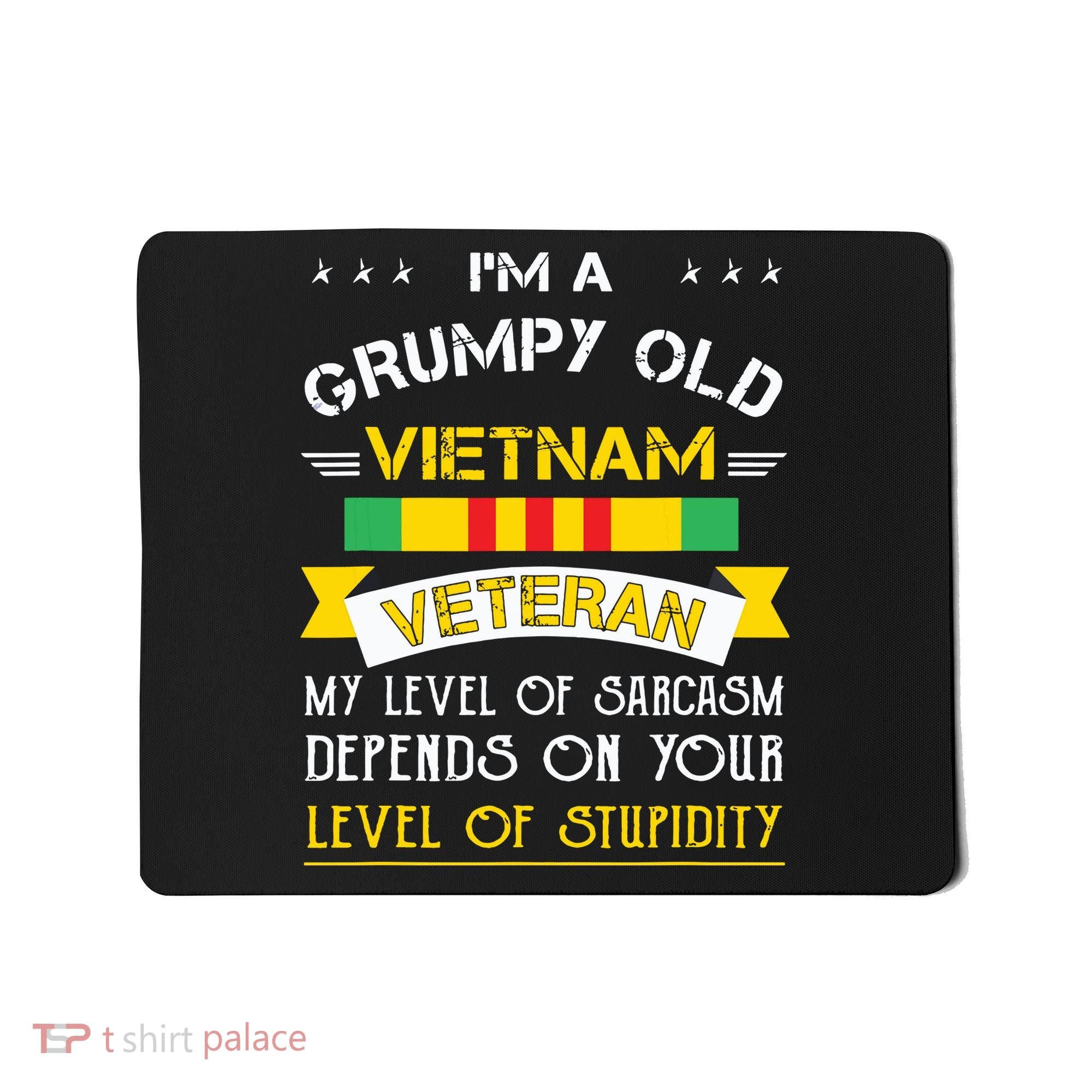 Grumpy Old Vietnam Veteran Mousepad
