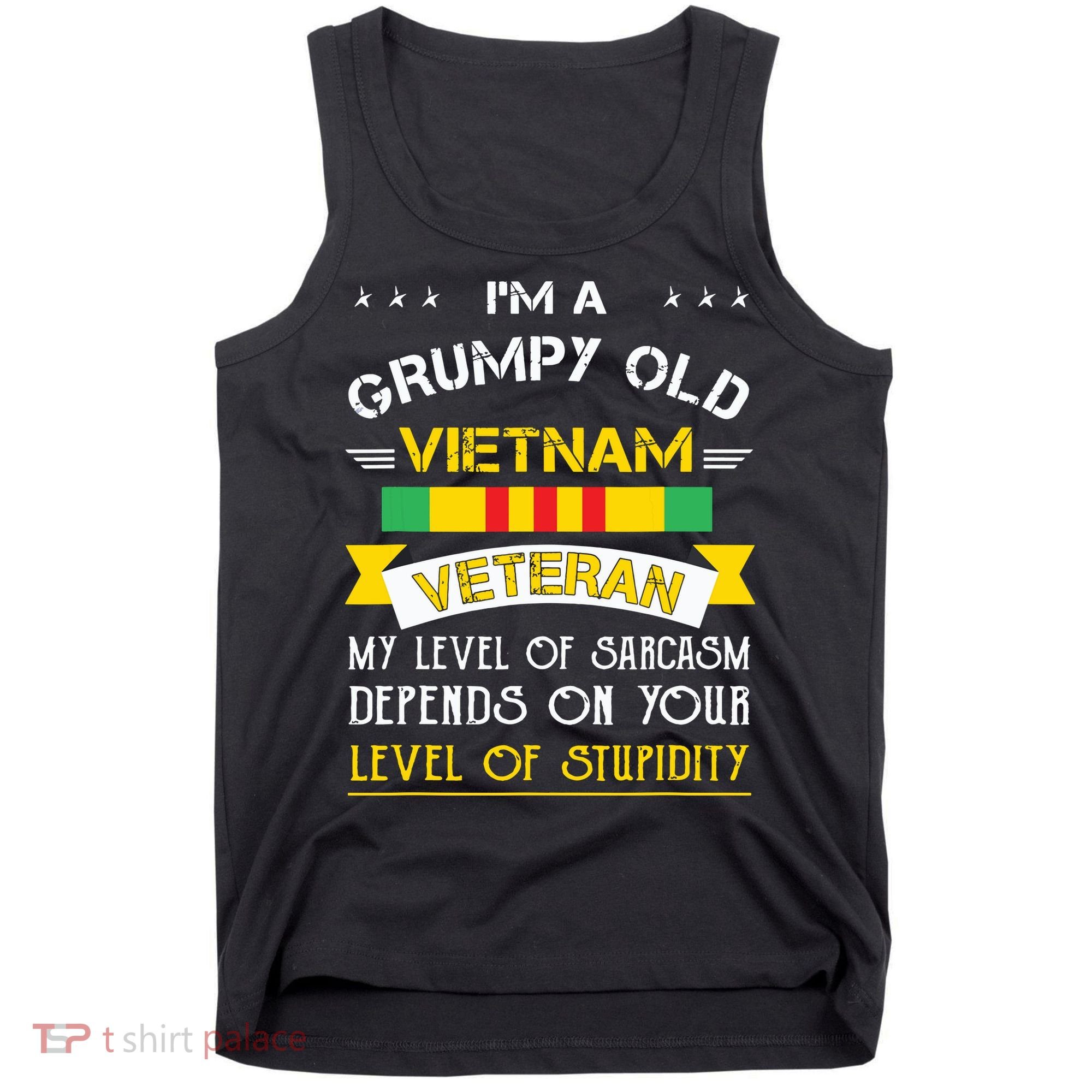 Grumpy Old Vietnam Veteran Tank Top