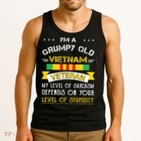 Grumpy Old Vietnam Veteran Tank Top thumb 3
