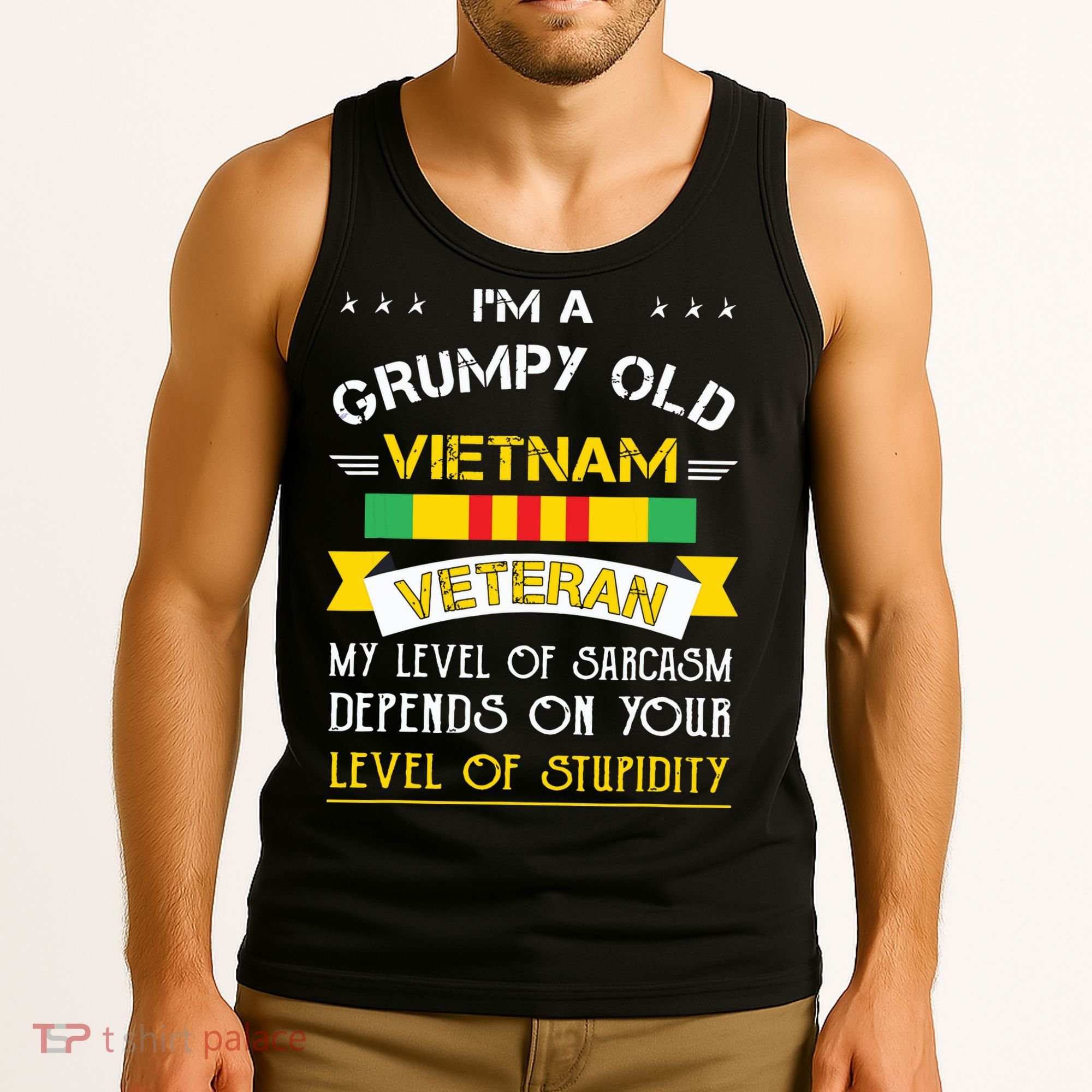 Grumpy Old Vietnam Veteran Tank Top
