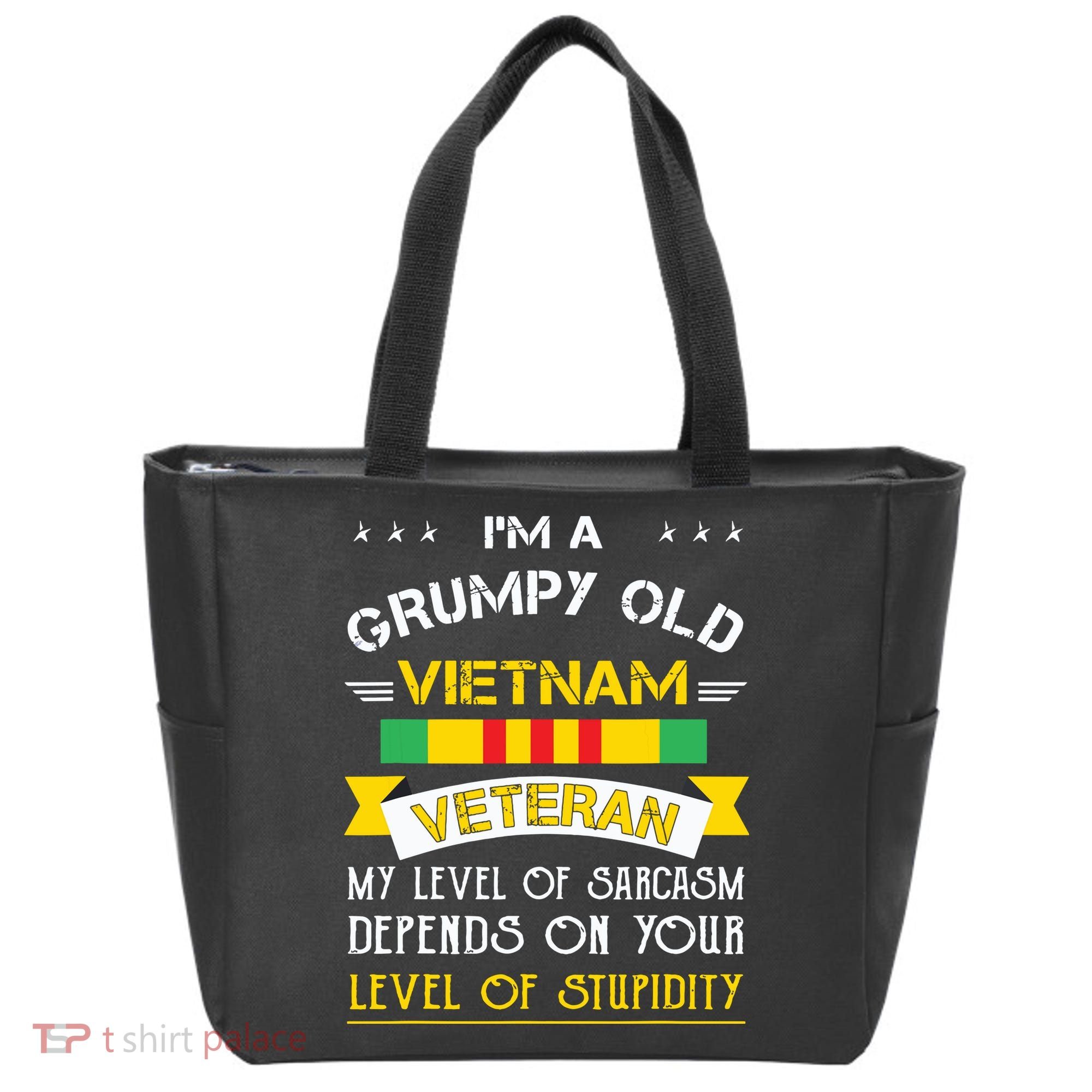 Grumpy Old Vietnam Veteran Tote Bag