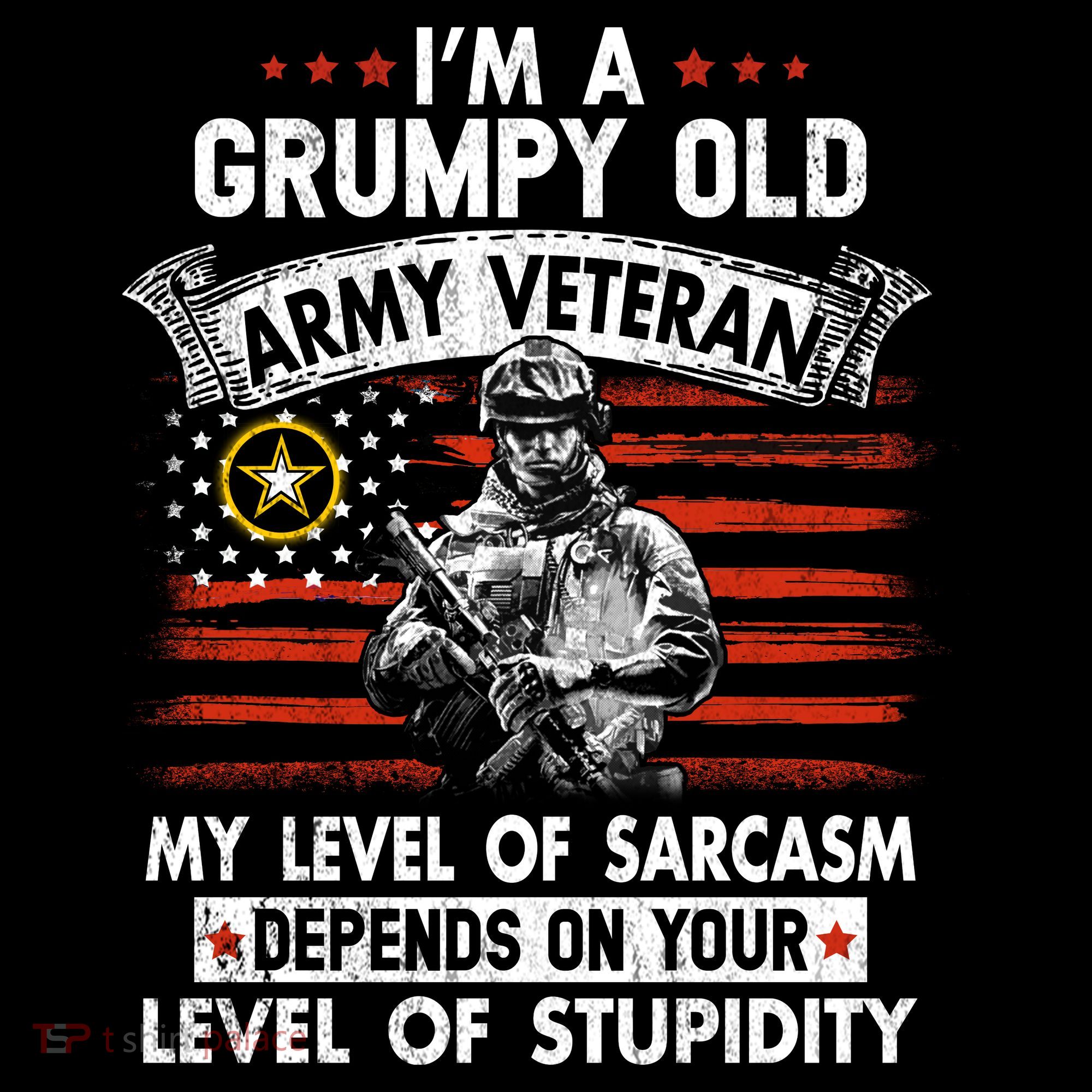 Grumpy Old Veteran Tee Pride Army Sarcasm Retired Apron