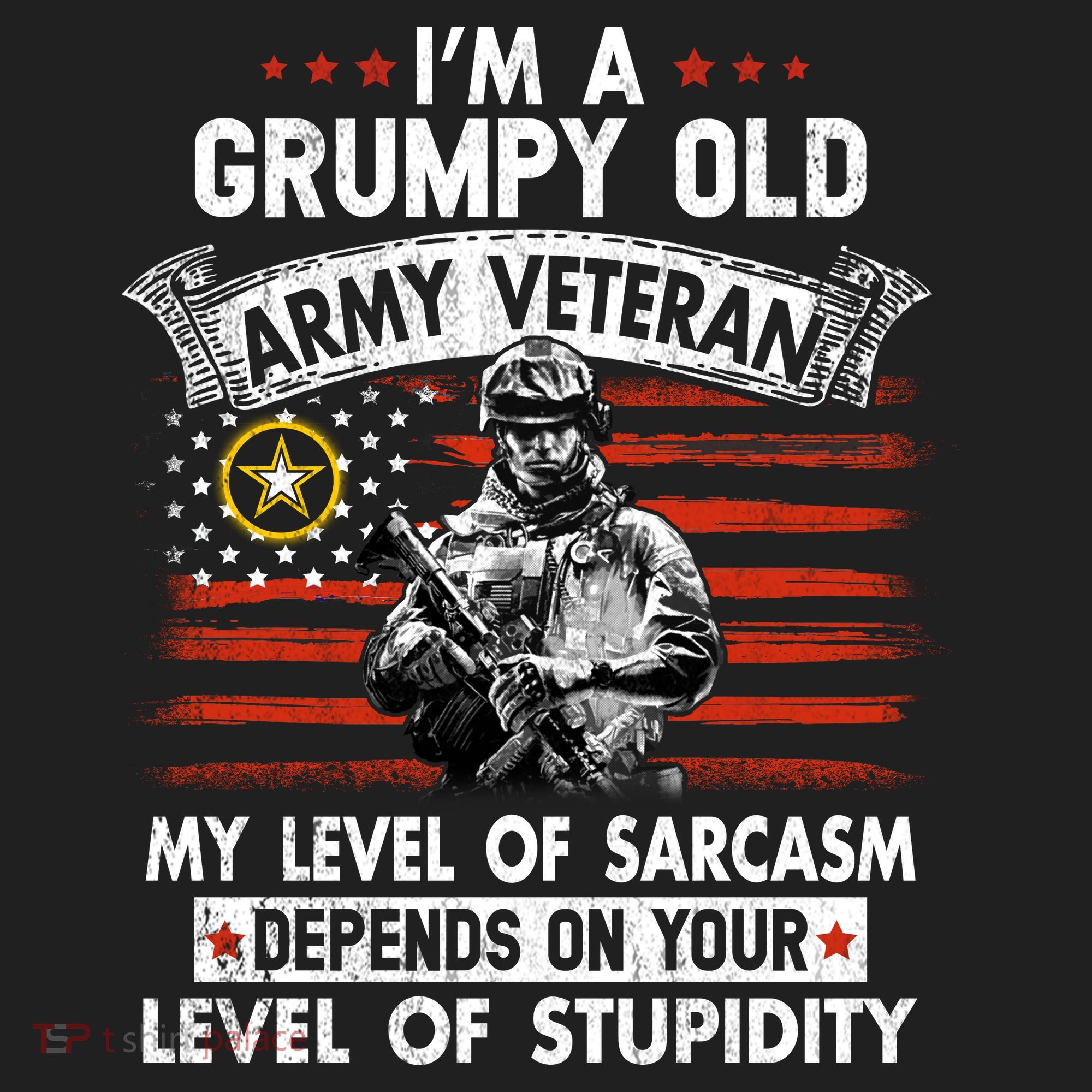 Grumpy Old Veteran Tee Pride Army Sarcasm Retired Hat