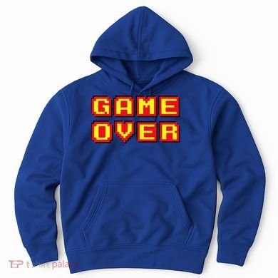 Game Over Vintage Retro Video Games Gaming Gift Arcade Hoodie