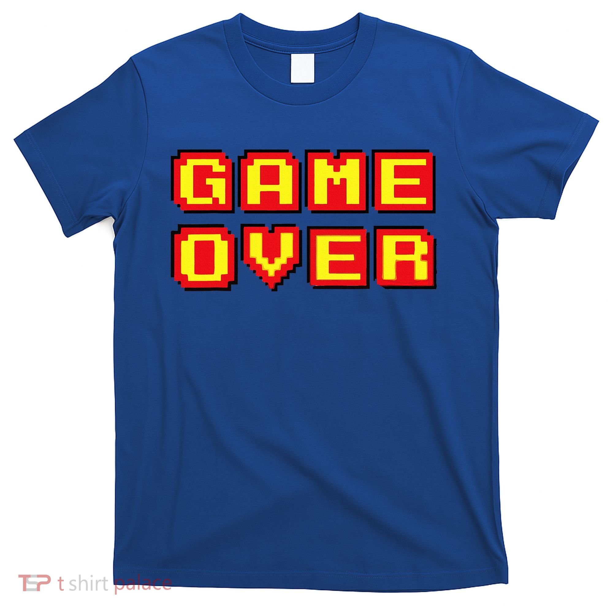 Game Over Vintage Retro Video Games Gaming Gift Arcade T-Shirt