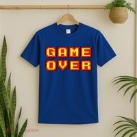Game Over Vintage Retro Video Games Gaming Gift Arcade T-Shirt thumb 2