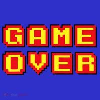 Game Over Vintage Retro Video Games Gaming Gift Arcade T-Shirt thumb 7