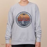 Go Outside Worst Case Scenario Bigfoot Kills You Sasquatch.Png Women's Sweatshirt thumb 0