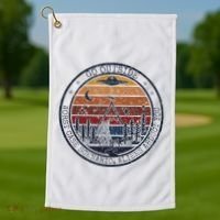 Go Outside Worst Case Scenario Bigfoot Kills You Sasquatch.Png Golf Towel thumb 1