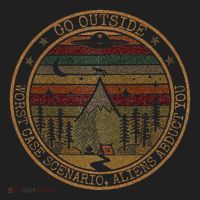 Go Outside Worst Case Scenario Bigfoot You Sasquatch Beanie thumb 2