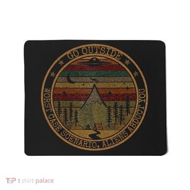 Go Outside Worst Case Scenario Bigfoot You Sasquatch Mousepad