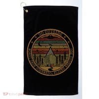 Go Outside Worst Case Scenario Bigfoot You Sasquatch Golf Towel thumb 0