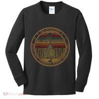 Go Outside Worst Case Scenario Bigfoot You Sasquatch Kids Long Sleeve Shirt thumb 0