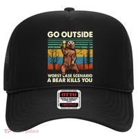 Go Outside Worst Case Scenario A Bear Kills You Hat thumb 0