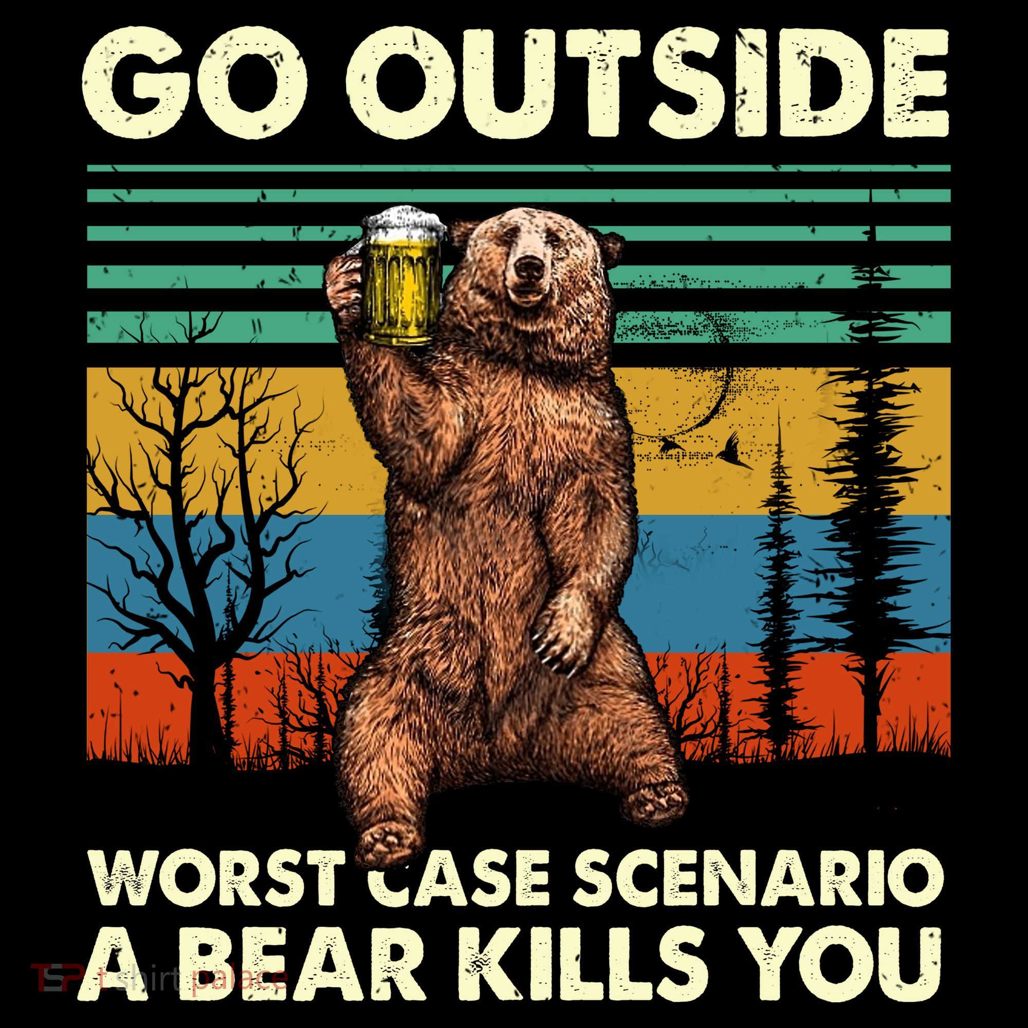 Go Outside Worst Case Scenario A Bear Kills You Visor