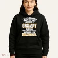Grumpy Old Man Who Smokes Cigars Hoodie thumb 5