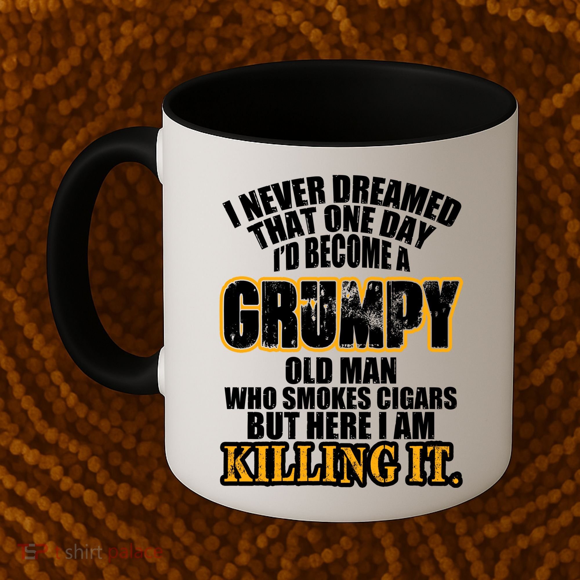 Grumpy Old Man Who Smokes Cigars Coffee Mug
