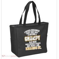 Grumpy Old Man Who Smokes Cigars Tote Bag thumb 2