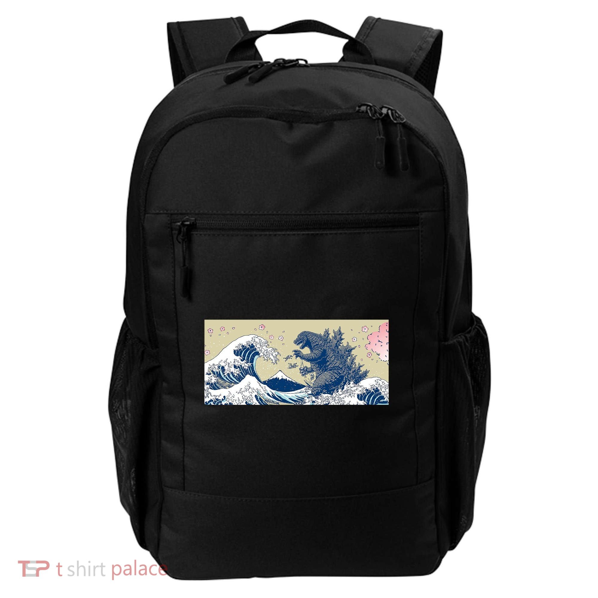 Monster VS the Great Wave Of Kanagaw Backpack