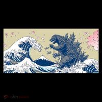 Monster VS the Great Wave Of Kanagaw Coffee Mug thumb 5