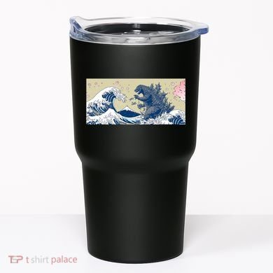 Monster VS the Great Wave Of Kanagaw Tumbler