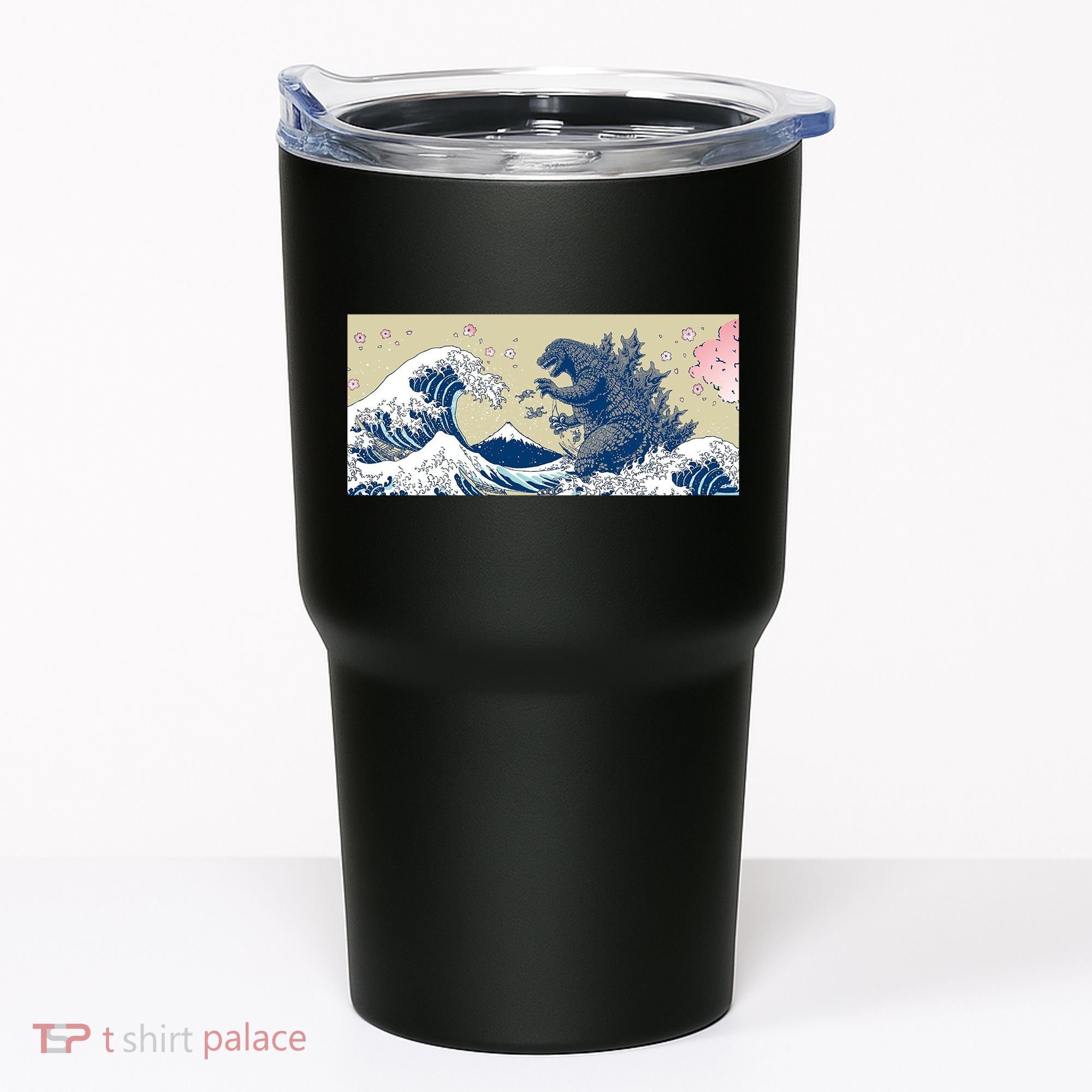 Monster VS the Great Wave Of Kanagaw Tumbler