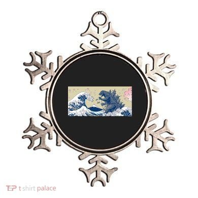 Monster VS the Great Wave Of Kanagaw Ornament