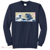Monster VS the Great Wave Of Kanagaw Sweatshirt thumb 0
