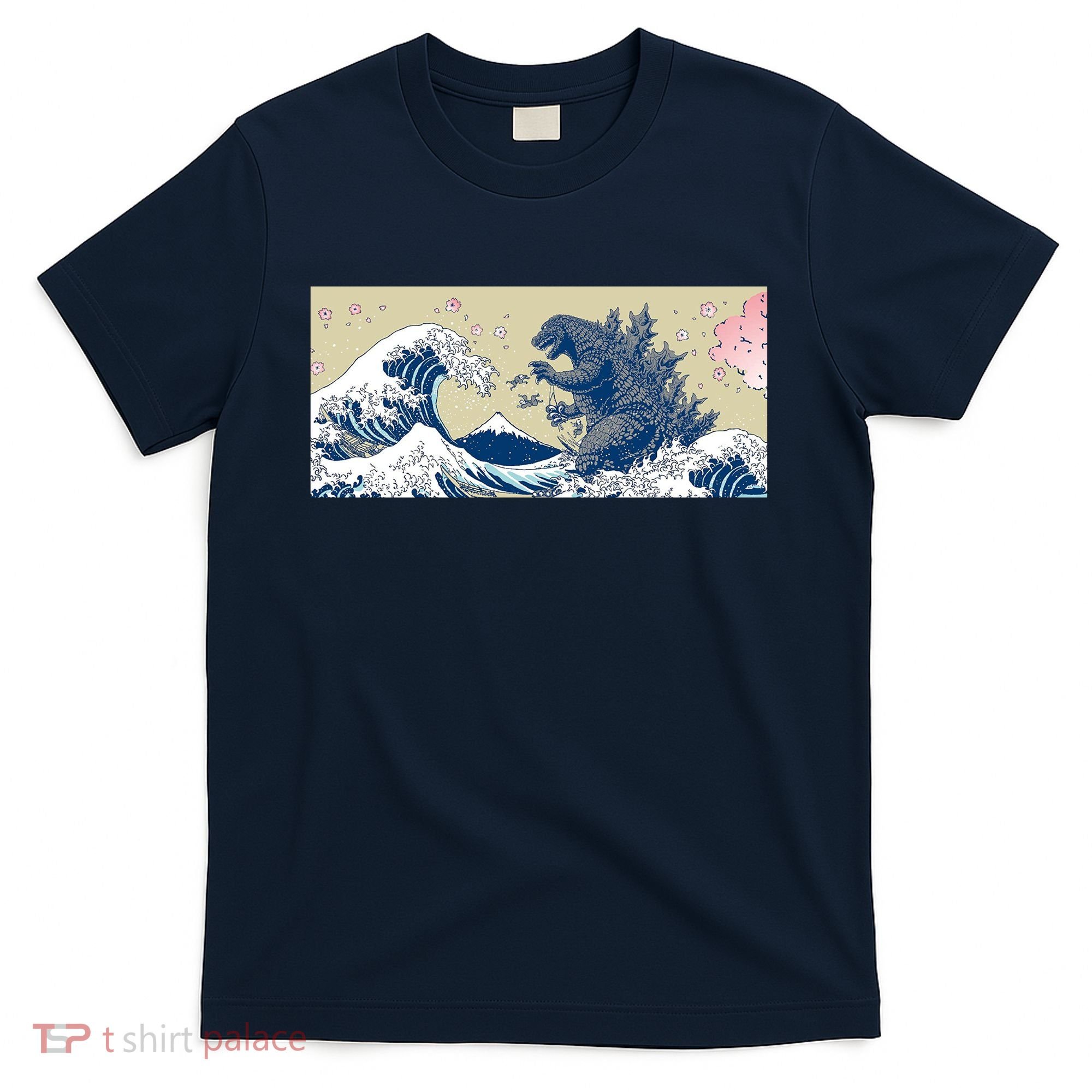 Monster VS the Great Wave Of Kanagaw T-Shirt