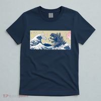 Monster VS the Great Wave Of Kanagaw T-Shirt thumb 5