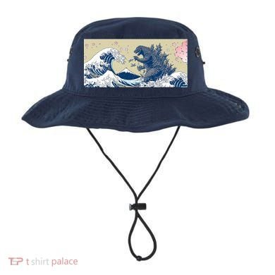 Monster VS the Great Wave Of Kanagaw Bucket Hat