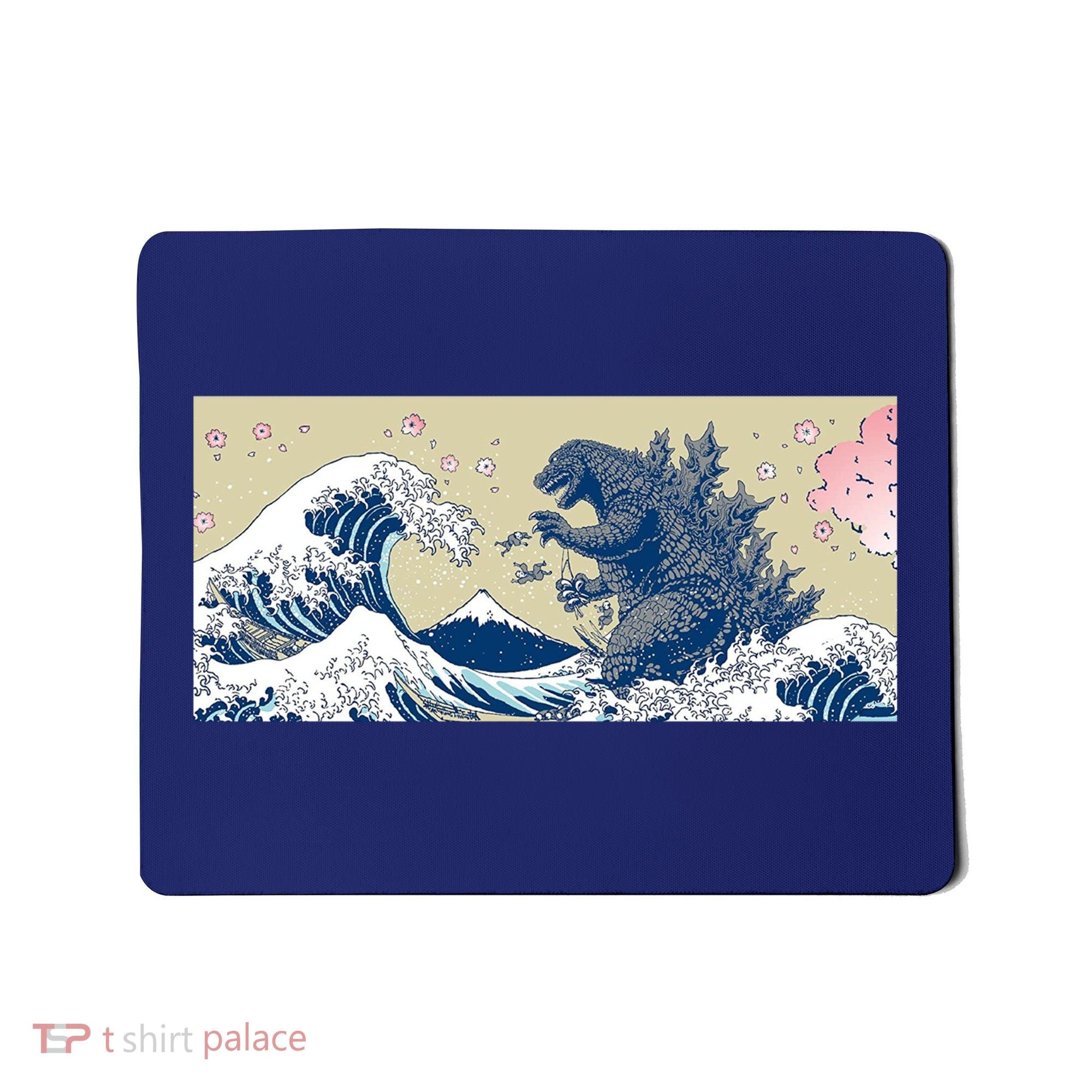 Monster VS the Great Wave Of Kanagaw Mousepad