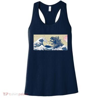 Monster VS the Great Wave Of Kanagaw Women's Tank Top