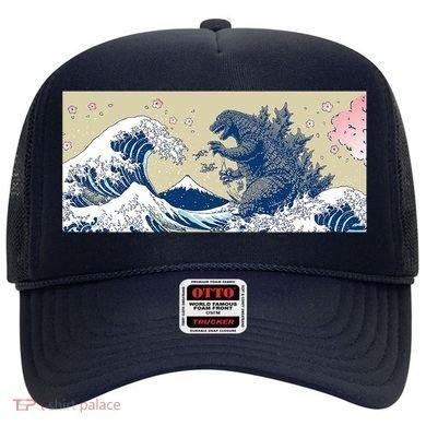 Monster VS the Great Wave Of Kanagaw Hat
