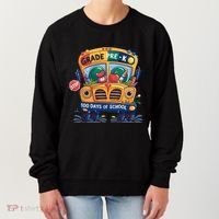 Grade Prek 100 Days Of School Fun Gift Women's Sweatshirt thumb 0