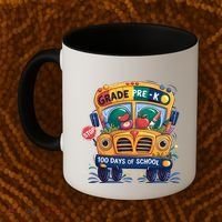 Grade Prek 100 Days Of School Fun Gift Coffee Mug thumb 2