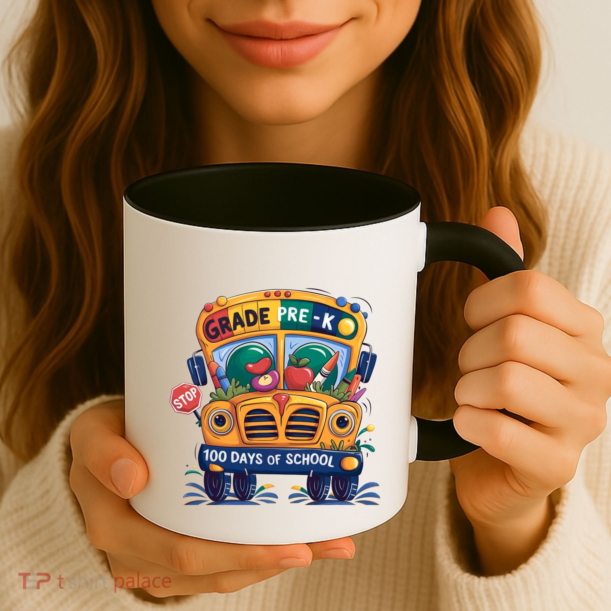 Grade Prek 100 Days Of School Fun Gift Coffee Mug