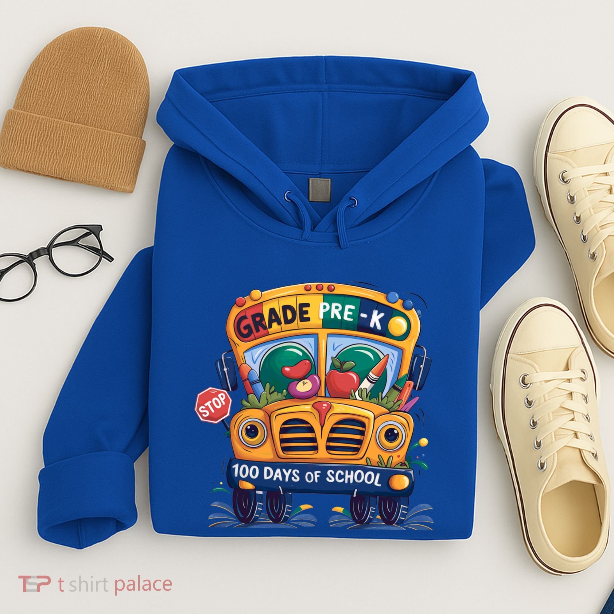 Grade Prek 100 Days Of School Fun Gift Hoodie