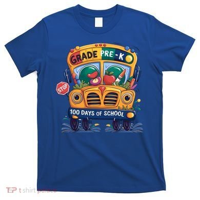 Grade Prek 100 Days Of School Fun Gift T-Shirt