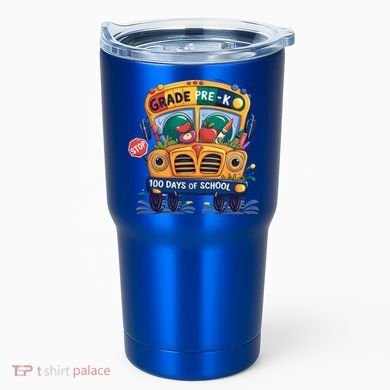 Grade Prek 100 Days Of School Fun Gift Tumbler