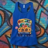 Grade Prek 100 Days Of School Fun Gift Women's Tank Top thumb 3